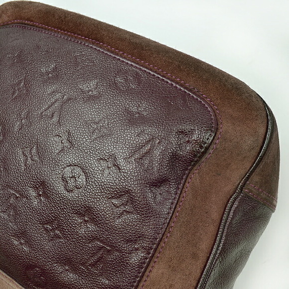 Louis Vuitton Audacious PM Monogram Empreinte Suede Shoulder Bag Purple - Picture 7 of 11